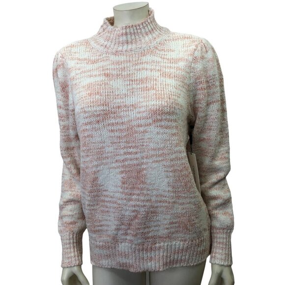 CALVIN KLEIN MARLED MOCK NECK SWEATER MD NEW WITH TAG - Picture 2 of 6